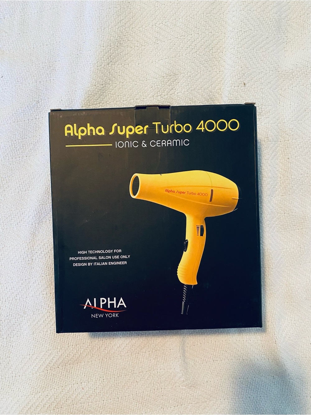 ⚡️NEW Alpha Super Turbo 4000 Yellow Ionic & Ceramic Hair Dryer